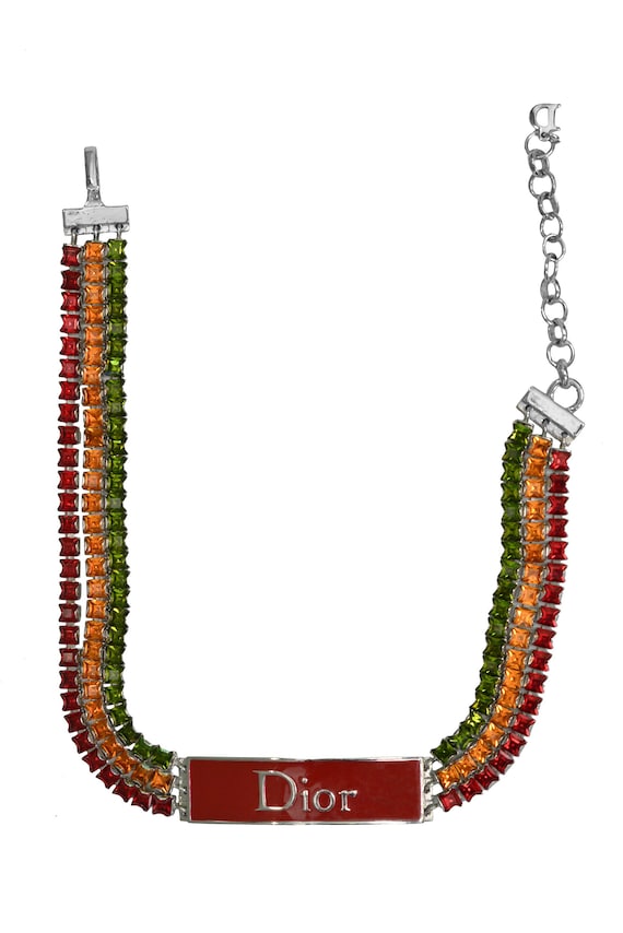 Vintage Christian Dior By John Galliano Enamel Log