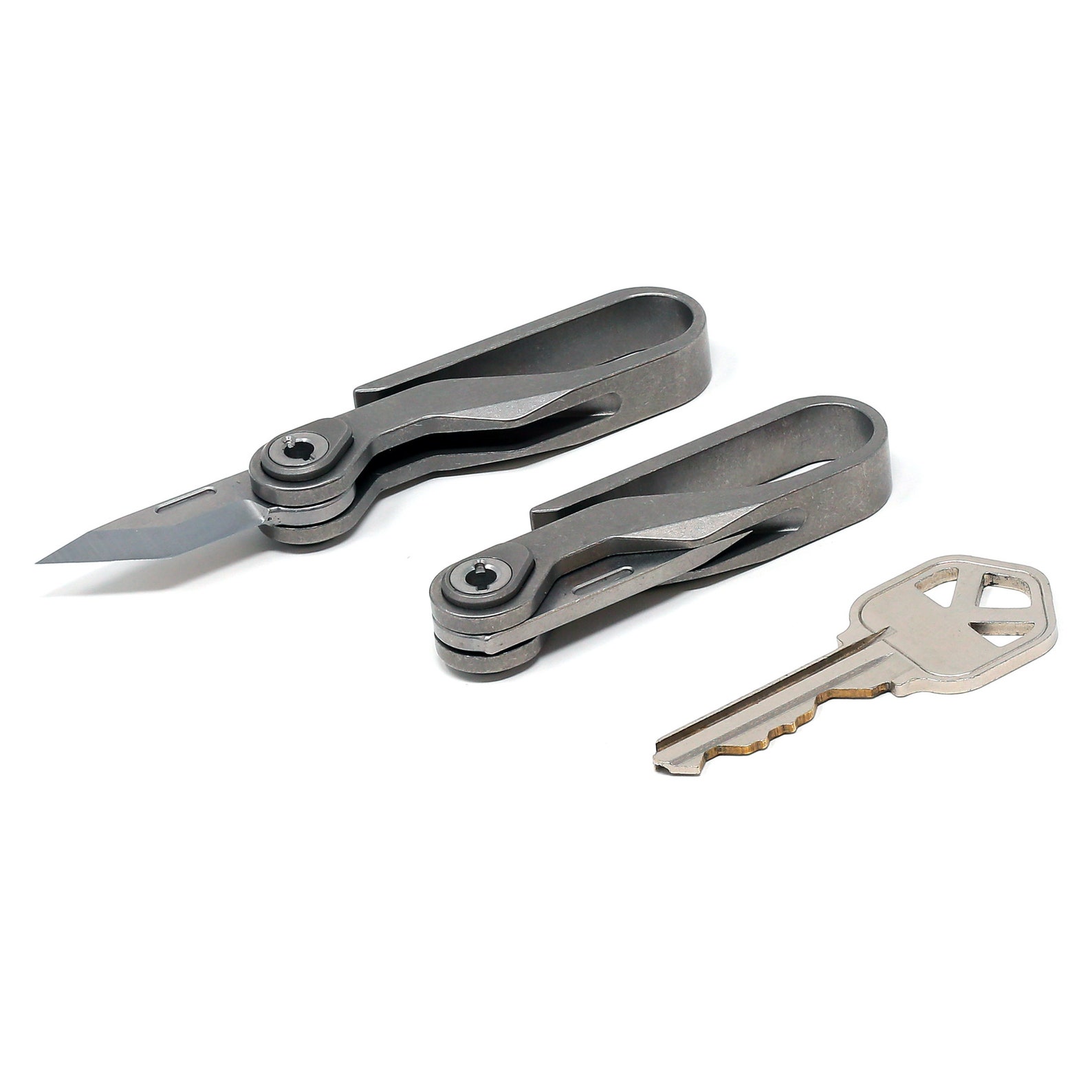 Titanium Suspension Key Hook With Builtin Knife Etsy