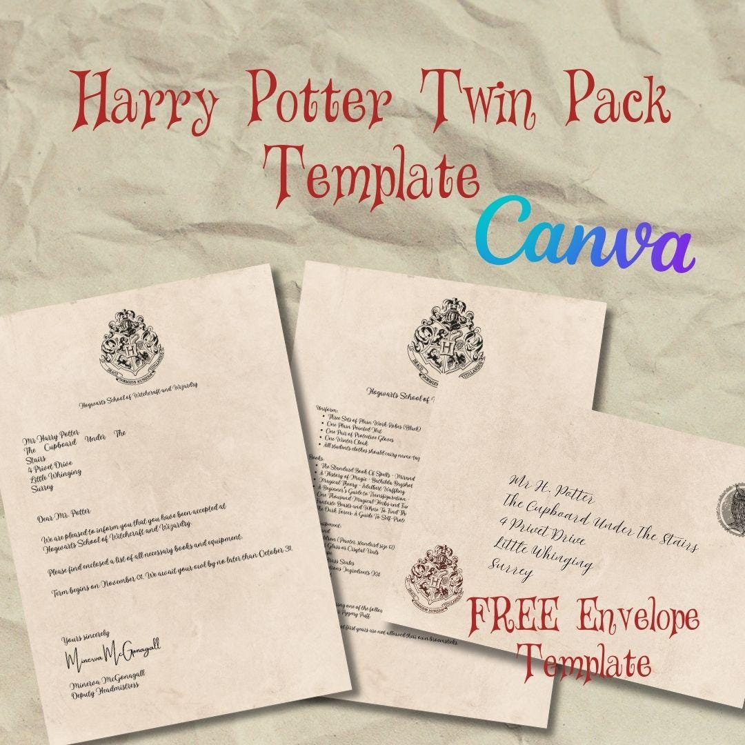 School Acceptance Letter Witchcraft and Wizardry Canva Template - Etsy school-acceptance-letter-witchcraft-and-wizardry-canva-template-etsy
