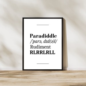 Drummer wall art drums print drum art digital wall art drum
