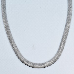 Sterling Silver Snake Chain Necklace • Flat Blade Necklace • Gift for Him  • Gift for Her •  925 • BleBle
