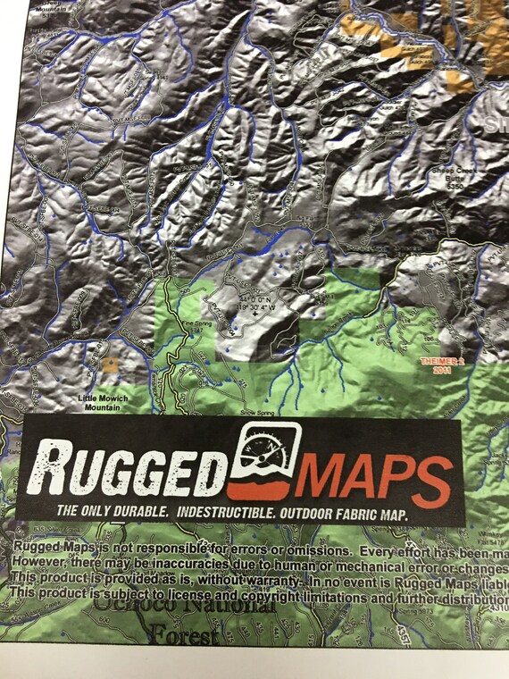 Outdoor Maps, Waterproof Map, Quadra Tarp, Tarp Map - Etsy New Zealand