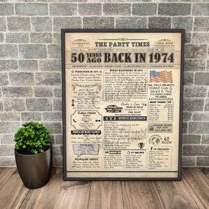 Back in 1974 PRINTABLE Newspaper - Il 300x300.5557591292 74md 