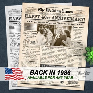 40-årsjubileumspresent till föräldrar, Rubinbröllopsdag, present till föräldrar, present till par, 40-års bröllopsdagspresent till man och hustru