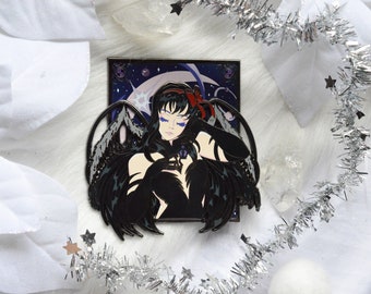 DEMON HOMURA | Madoka Magica, Puella Magi Madoka Magica, Magical Quartet, Magica Record, Anime Pins, Fandom Enamel Pins, Anime Merch