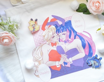 ANARCHIA | Majtki i pończochy z pasem do pończoch, Fanart, Anarchia, PASWG, PSWG, Przypinki anime, Przypinki fandomowe, Przypinki emaliowane, Gadżety anime, Lubieżne, Torba