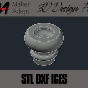 Piano Keyboard Cover Knob 3D Design File