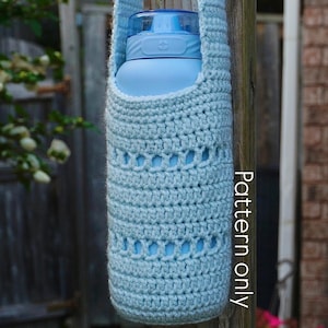 Crochet Water Bottle Holder Pattern | PDF Pattern for Beginners | PATTERN ONLY
