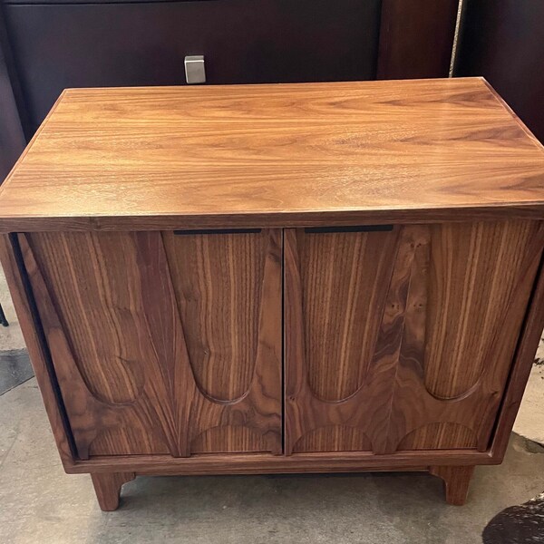 Walnut End Table Etsy