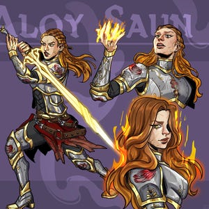 Personalized Character Sheet Commission | Custom RPG DnD Art | Fantasy Illustration for Roleplay | OC Design