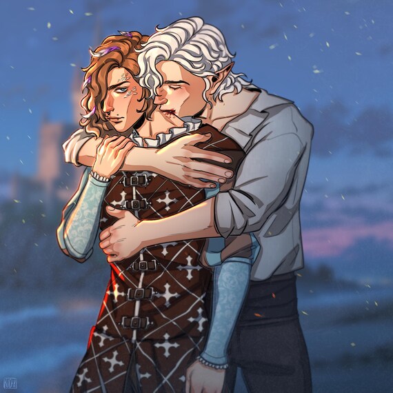 Baldur's Gate Character Art Commission | Fantasy RPG OC Digital Drawing