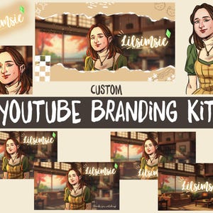 Professionele aangepaste YouTube-brandingkit | Gepersonaliseerde icon-, banner-, intro- en outro-animatie voor sociale media