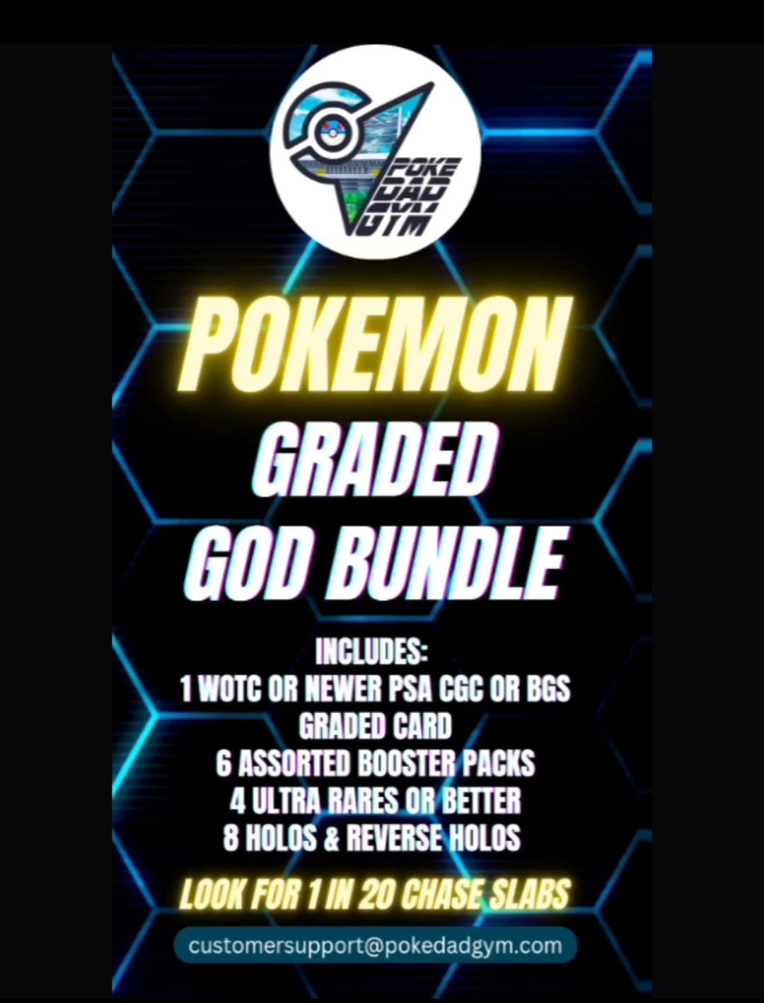 Pokemon GRADED GOD BUNDLE ~ Graded Card + 6 Booster Packs + 4 Ultra Hyper  And/or Secrets - Wotc Cards Possible, and More . Psa , Cgc, or Bgs - Etsy