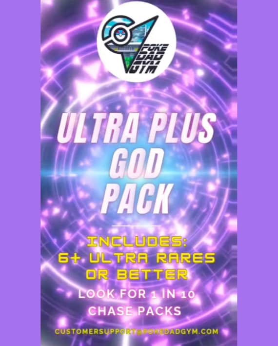 Pokemon ULTRA Plus GOD PACK ~ 6 Cards Ex, Gx, &/or V, Vmax, Secret Rares, Full-arts, Rainbow Rares, Ultras, Hypers ++ Nm/mt - Etsy Pokemon ULTRA Plus GOD PACK ~ 6 Cards Ex, Gx, &/or V, Vmax, Secret Rares, Full-arts, Rainbow Rares, Ultras, Hypers ++ Nm/mt - Etsy