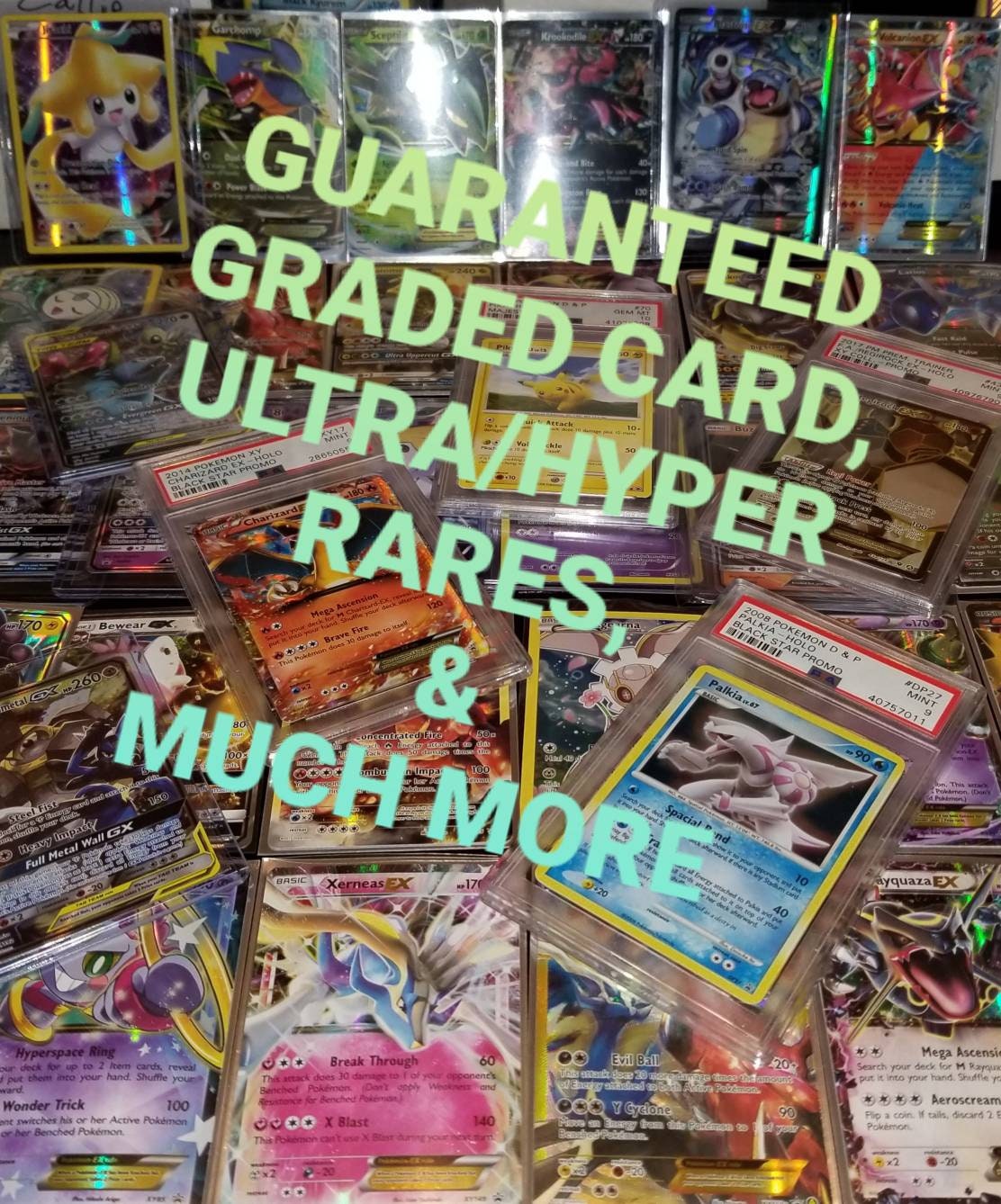 Pokemon GRADED CARD PLUS Collector's Bundle Guaranteed Graded Card, 2  Rainbow/secret/ultra/hyper, 14 Holos Psa? Cgc? Bgs? - Etsy