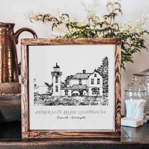 Admiralty Lighthouse Sketch | Lighthouse Sketch | Digital Download | Fine Art | illustration  | Wall Art | Sketch Art