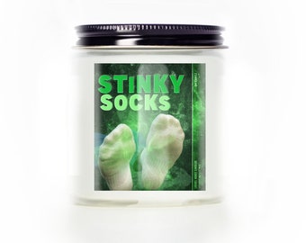 Candela profumata Stinky Socks da 6 once, media