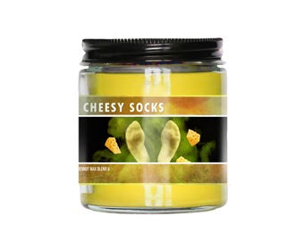 Vela perfumada mini Cheesy Socks de 3 oz