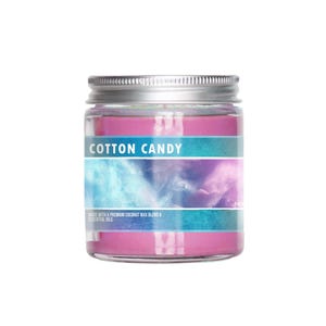 Cotton Candy 3oz Mini Candy Scented Candle Spun Sugar Fair Scented Candle