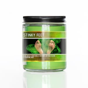 Stinky Feet 6oz Medium Scented Candle