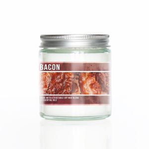 Bacon 3oz Mini Scented Candle | Bacon Scented Candle | Gifts For Him | Candles For Dad