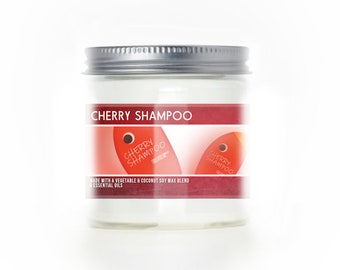 Cherry Shampoo 3oz Mini Scented Nostalgic Candle