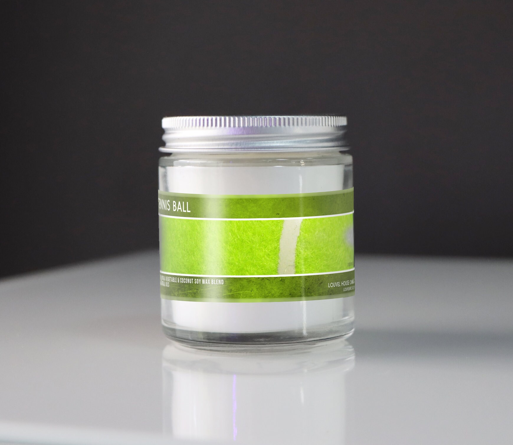 Tennis Ball 3oz Mini Scented Candle Etsy