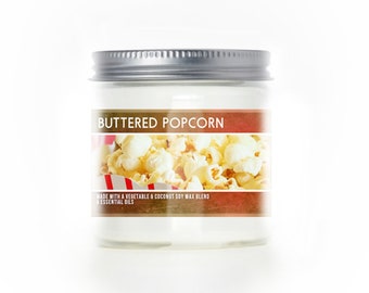 Buttered Popcorn 3oz Mini Scented Candle