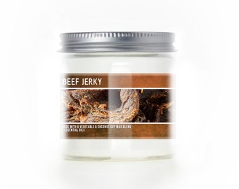 Beef Jerky 3oz Mini Scented Gift Candle