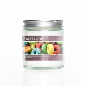 Sweet Loops 3oz Mini Cereal Breakfast Candle