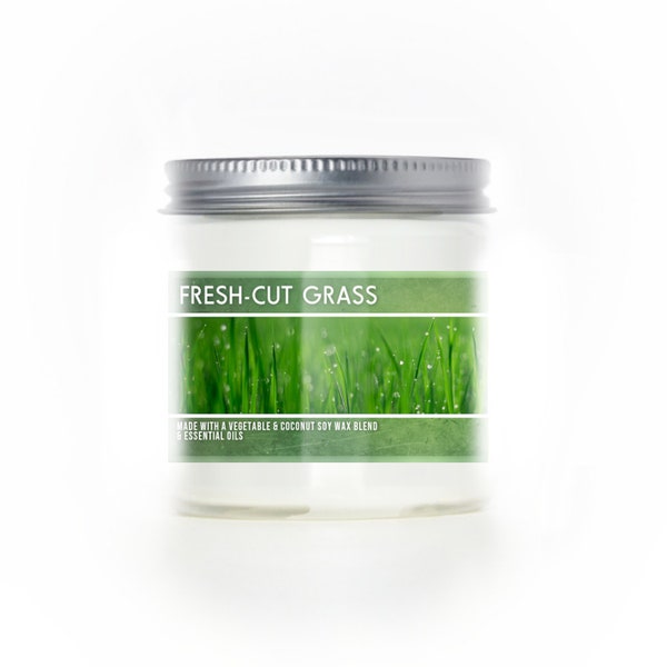 Fresh-Cut Grass 3oz Scented Mini Candle