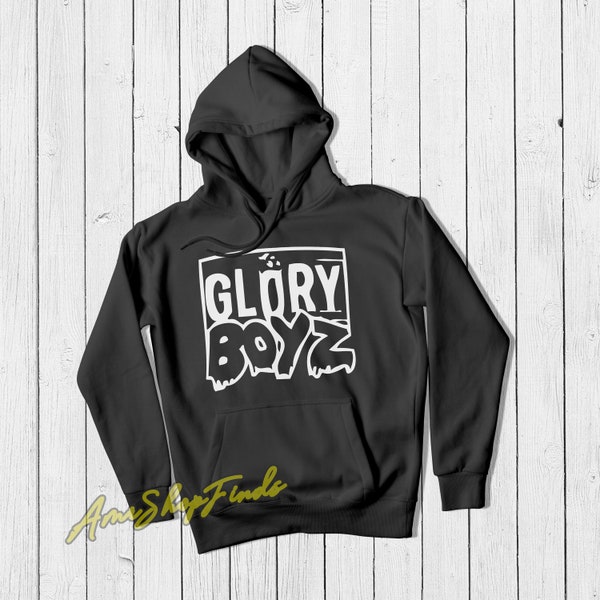 Glory Days Heavyweight Black Fleece Pullover Hoodie