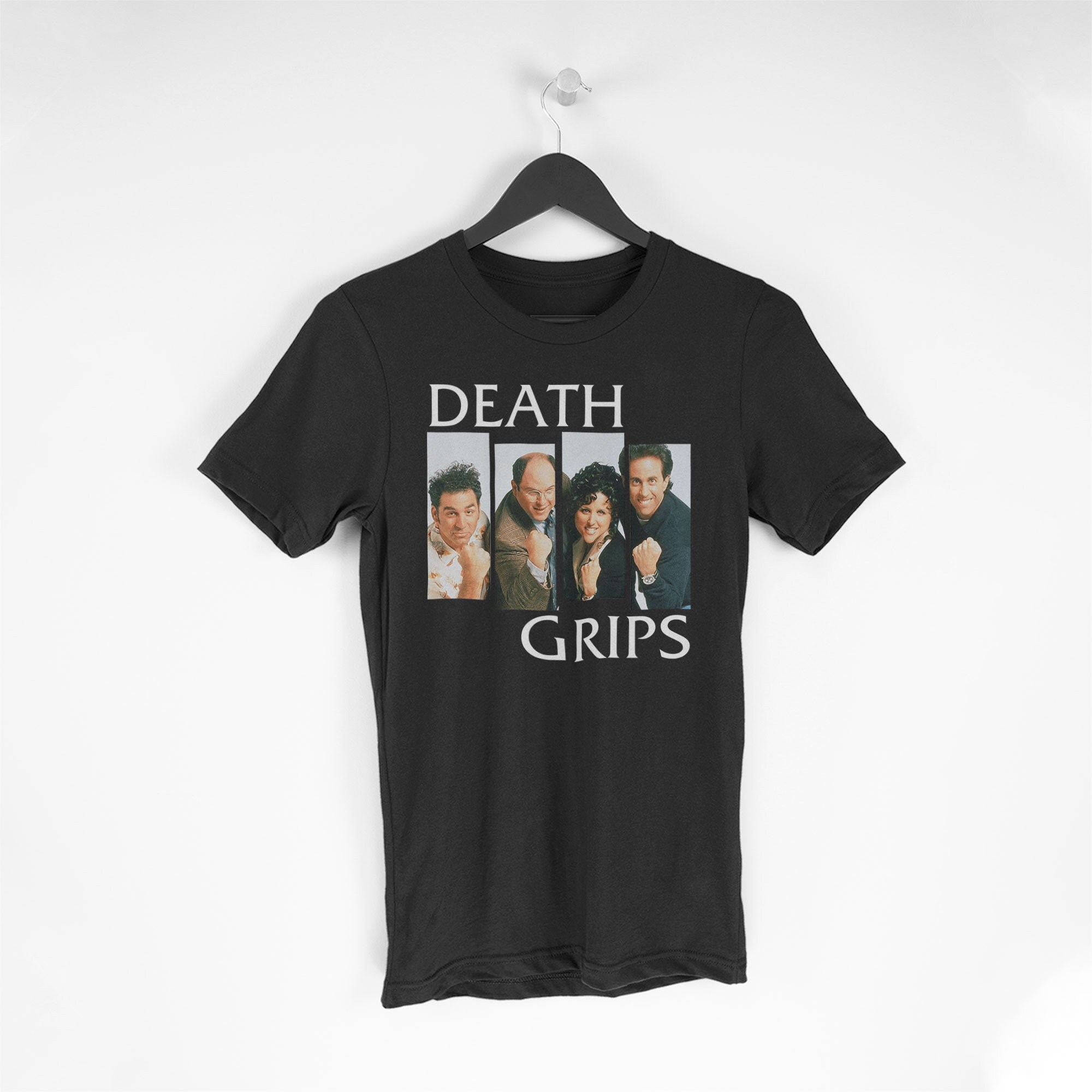 Discover Death Grips Shirt, Death Grips T-shirt, Funny Death Grips Seinfeld Parody Tv Show 90s 80s T-shirt