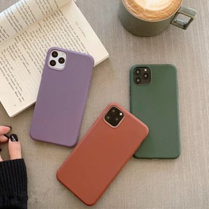 Matte iPhone case, purple iPhone 11 case, 11 Pro, iPhone 11 Pro Max, iPhone accessories, iPhone 12, terracota iPhone case image 1