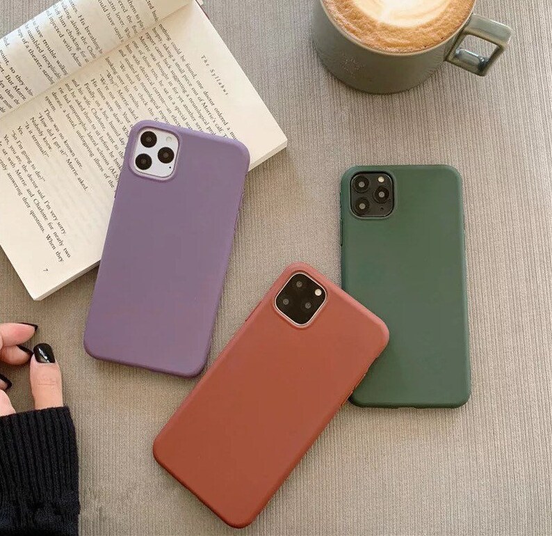 Matte iPhone case, purple iPhone 11 case, 11 Pro, iPhone 11 Pro Max, iPhone accessories, iPhone 12, terracota iPhone case image 1