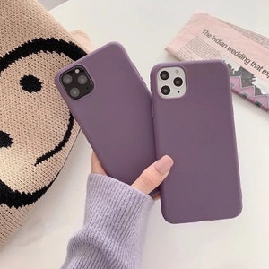 Matte iPhone case, purple iPhone 11 case, 11 Pro, iPhone 11 Pro Max, iPhone accessories, iPhone 12, terracota iPhone case image 3