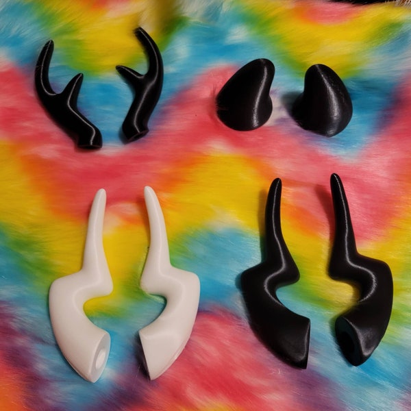 High Quaility AWESOME Fursuit/Dino Mask Horns!!