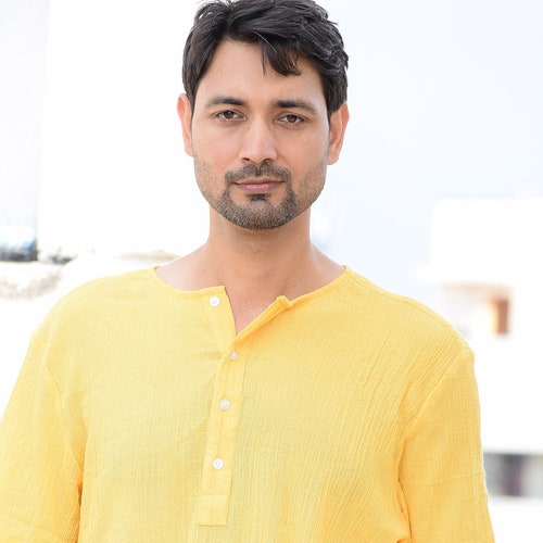 Mens Linen Gauze Shirt Tall Plus Big Custom Shirt. Etsy