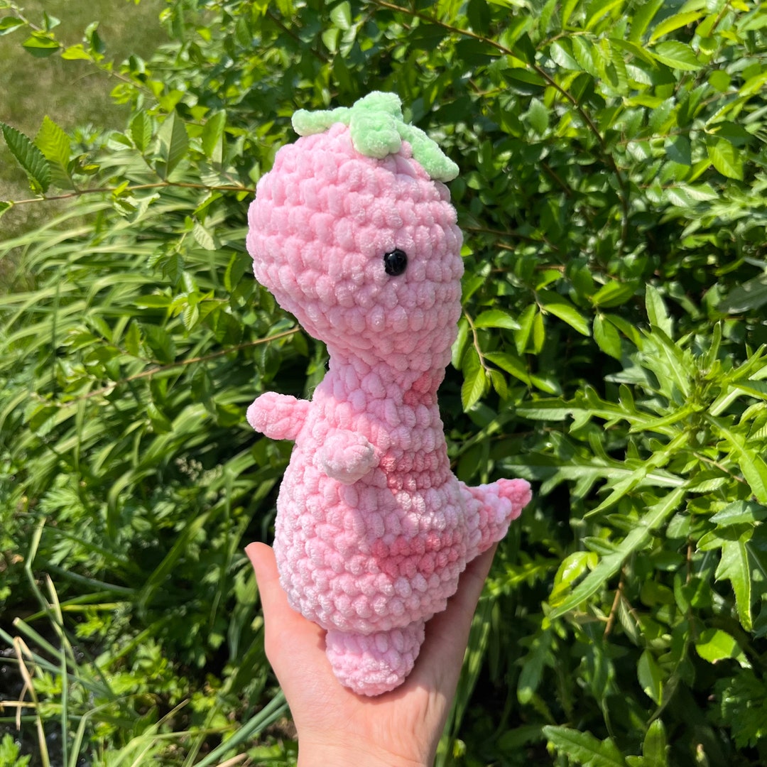 Crochet Strawberry Dinosaur Etsy