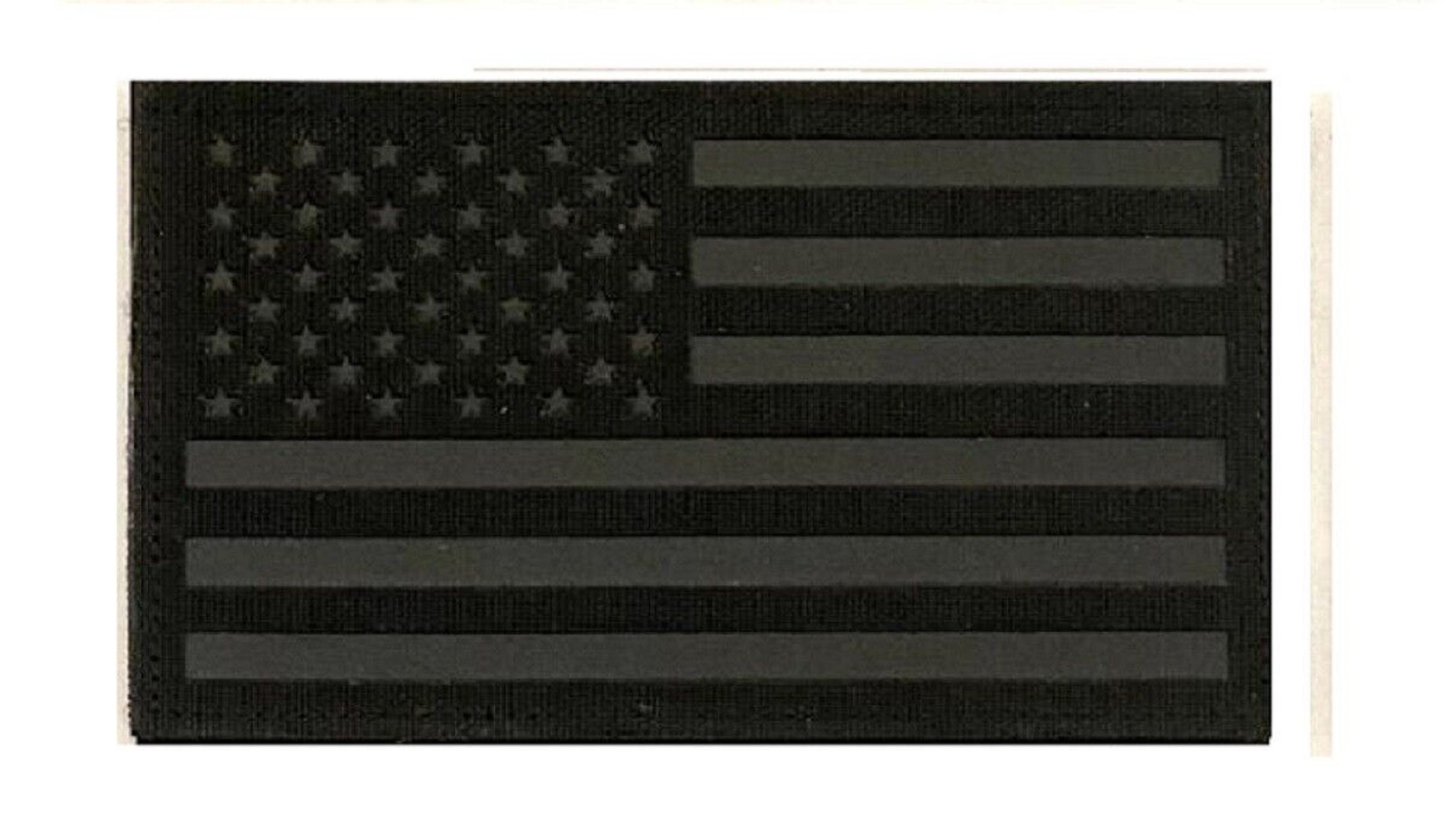 TOPPA RICAMATA BANDIERA AMERICANA BORDO BIANCO USA Gancio/anello Di - Foto 4