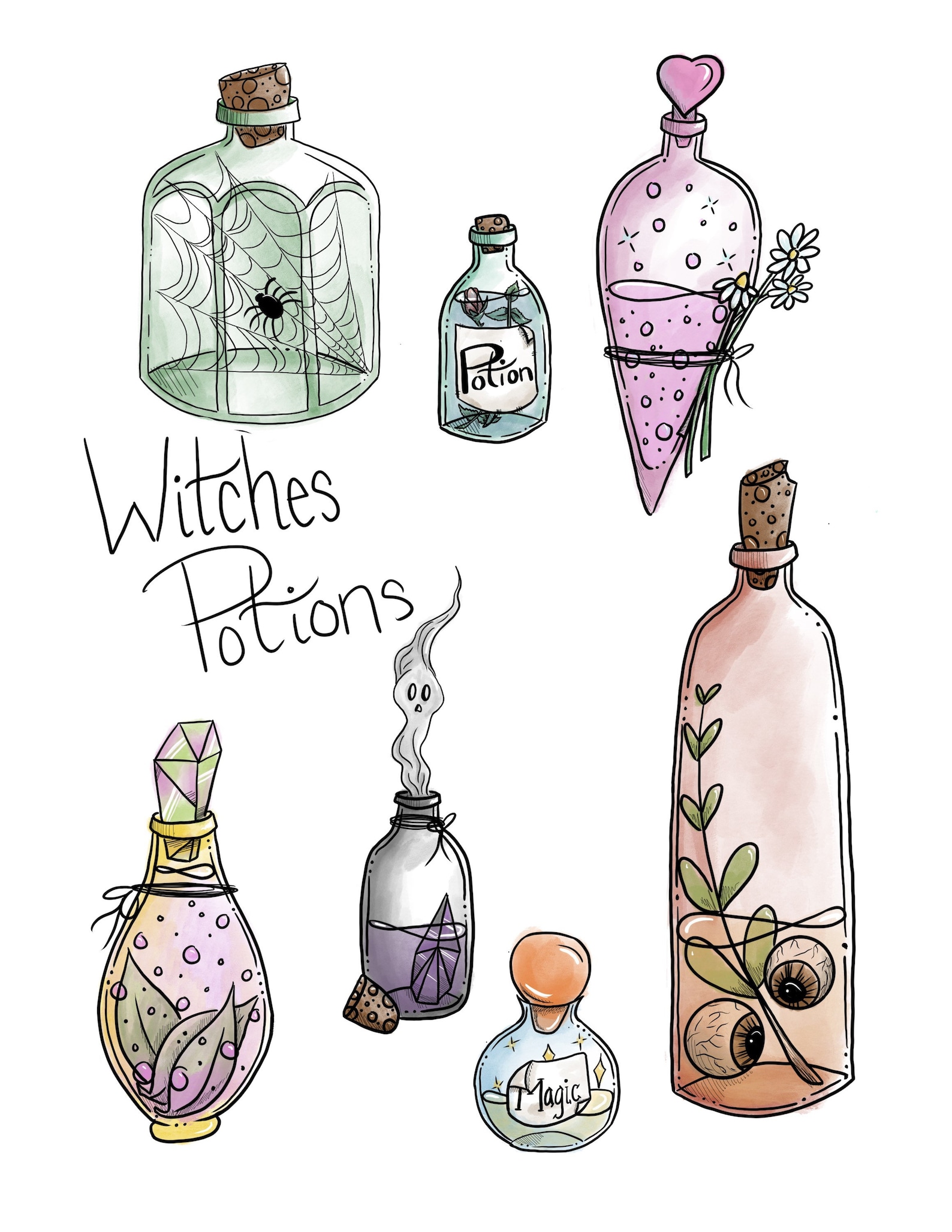Witches Potions Etsy