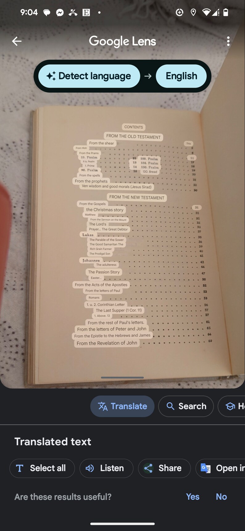 Bible. Small Vintage German Bible. This Bible is Written in German but ...
