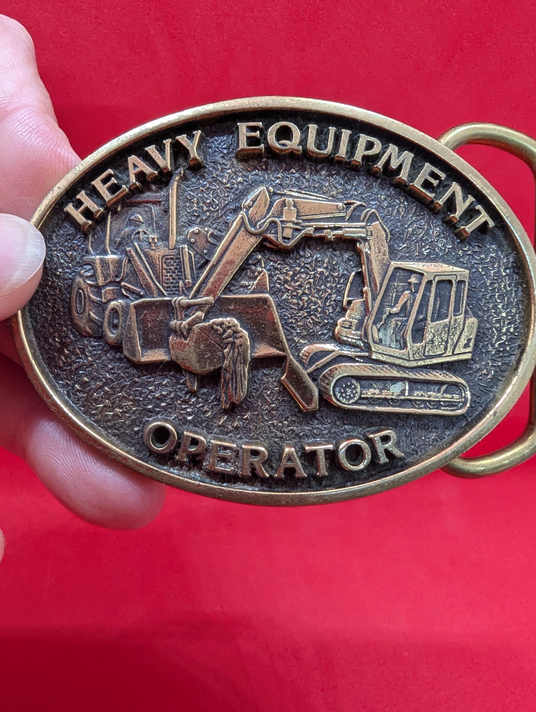 Heavy equipment belt buckles hotsell