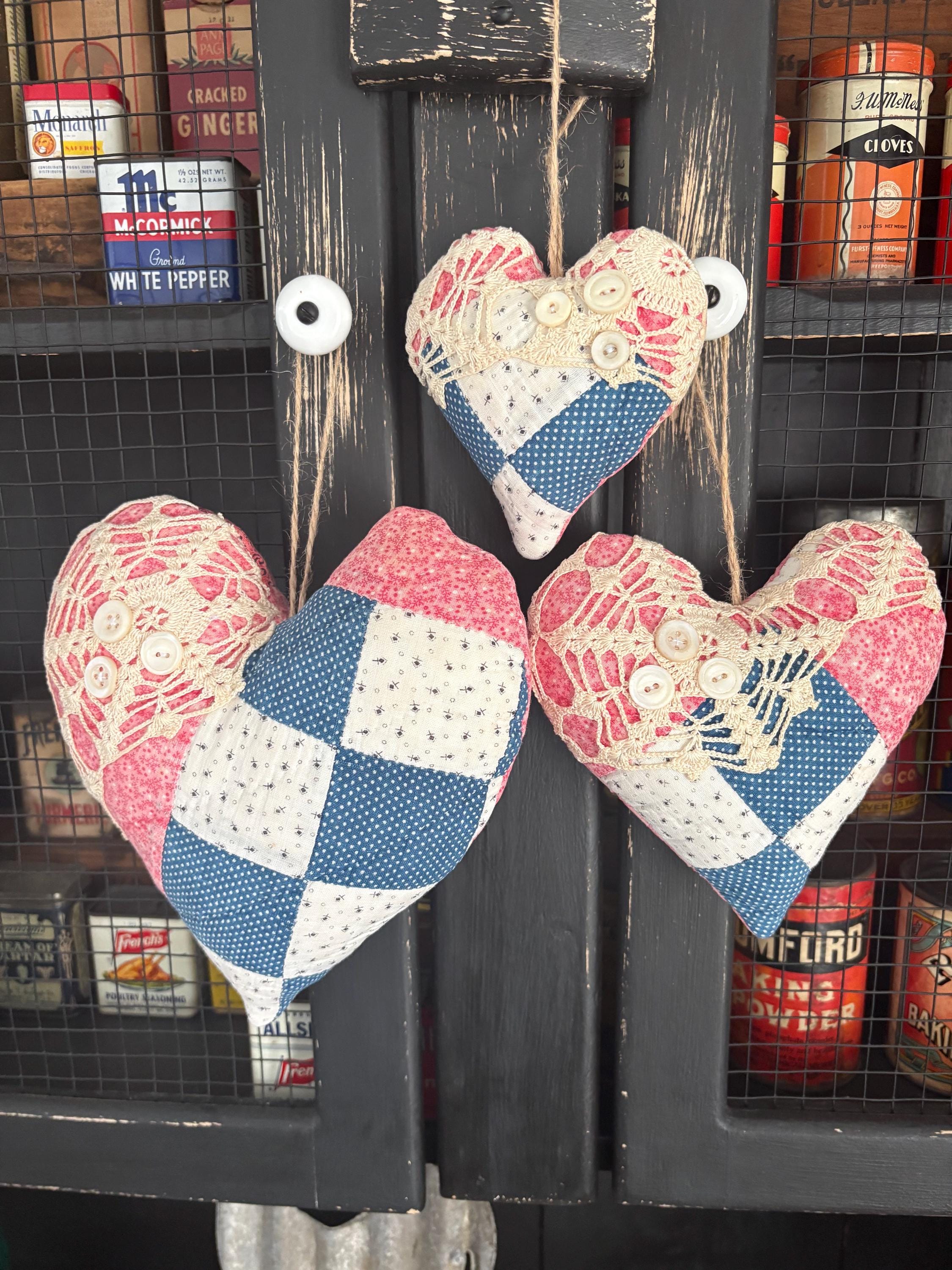 Heart Art Quilt - Etsy