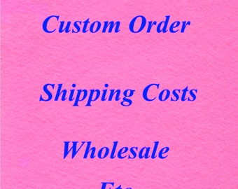 This link used for custom order,shipping costs,wholesale payment etc.one piece means one dollars F84