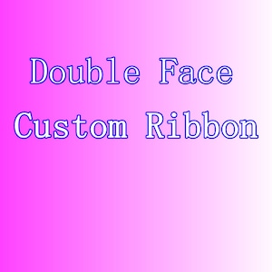 DUWES Molte dimensioni 50 iarde 100 iarde Trasferimento di calore Personalizzato Nastro di raso grosgrain personalizzato Doppia faccia stampata Decorazione OEM fai da te F111