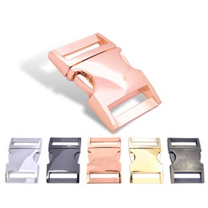 DUWES 10pcs/lot Hardware Accessories Metal Adjustment Buckle Zinc Alloy Buckles For Luggage Pet Dog Collar F123
