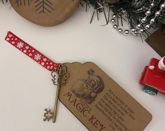 Santa's Magic Key Printable Tag | Instant Download