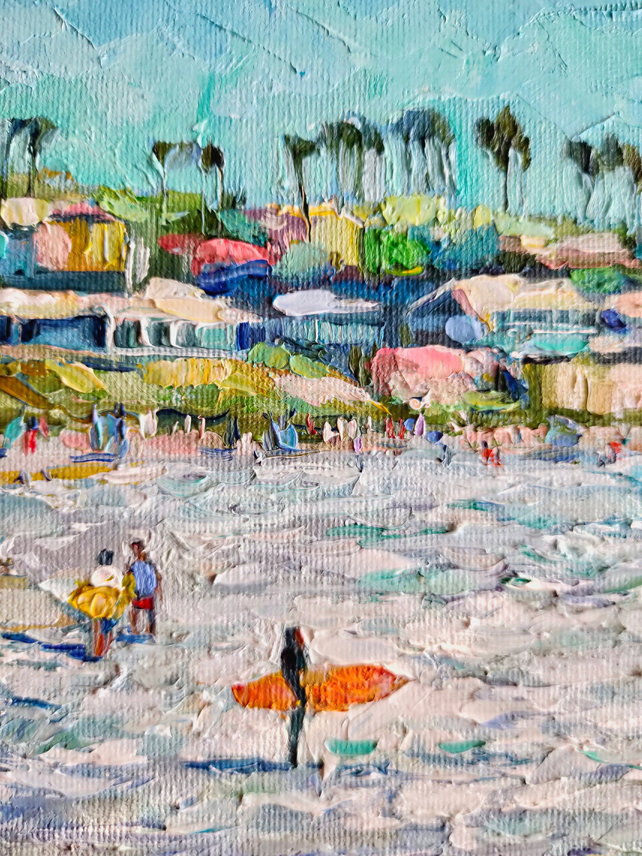 California Painting San Diego Beach Original Art 12 por 8 Etsy