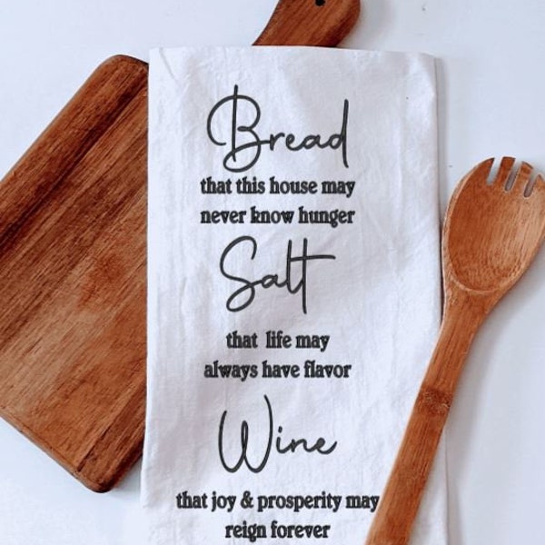 Bread Salt Wine Etsy